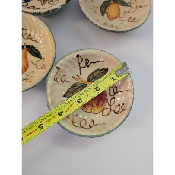 Style Eyes Fruit Writing Collection Dipping Bowls - Set Of 4 - Picture 3 of 3